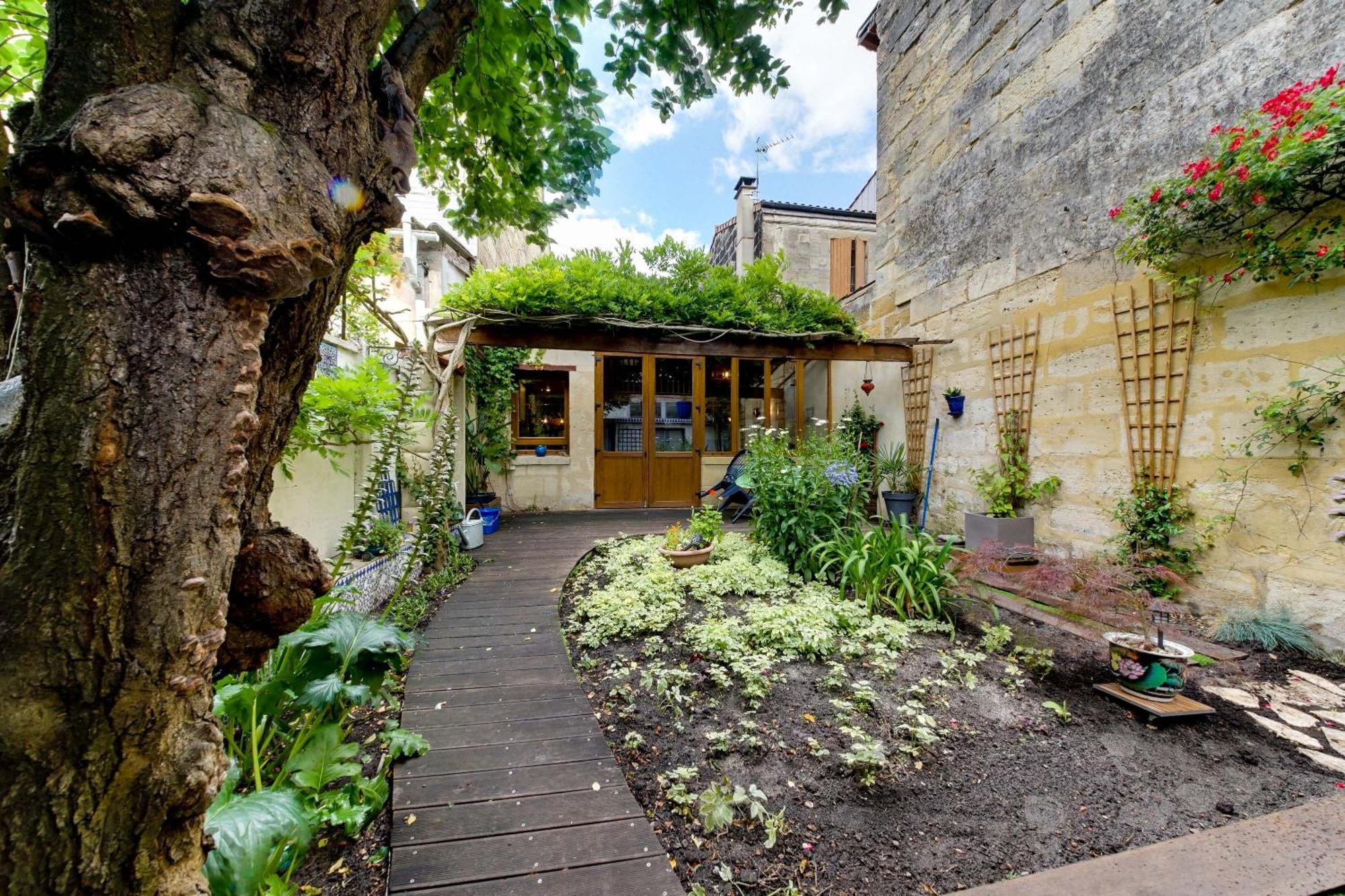 Superbe Maison En Pierre Bordelaise Бордо Экстерьер фото